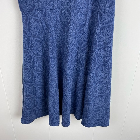 miami Navy Blue Strappy A-Line Printed Skater Dress - Picture 8 of 8